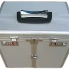 Aluminium hairdresser make-up nail barber tool case