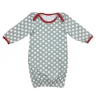 High quality newborn baby toddler clothes long sleeve cotton dots printed soft jon jon romper