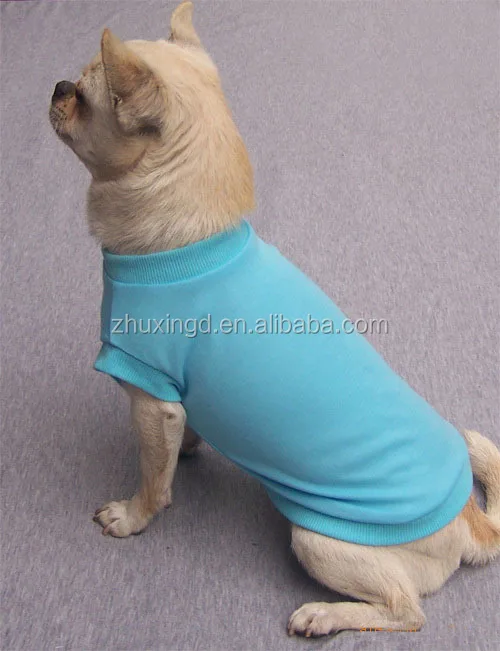パーソナライズdiyプレーン綿卸売犬のシャツ仕入れ・メーカー・工場