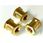 Customized non-standerd thread knurled brass insert nut