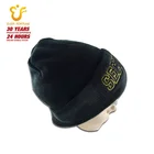 New Style Wholesale winter knitted hat beanie with custom embroidery logo