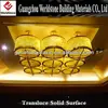 hotel ceiling led lamp shade in translucent solid surface