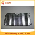 140*70cm Silver Auto 1pc Front Windscreen Car Sunvisor Folding Sun-shade with a storage bag and 2pcs Transparent suckers