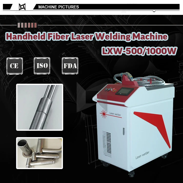 Hand held 500w 750w 800w 1000watt laser welding for metal plate and pipe welding