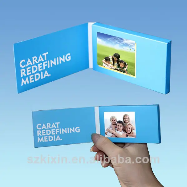 4 inch best cheap price business card / video brochure