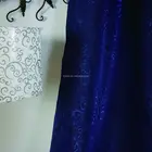 Latest design fancy jacquard curtain fireproof fabric