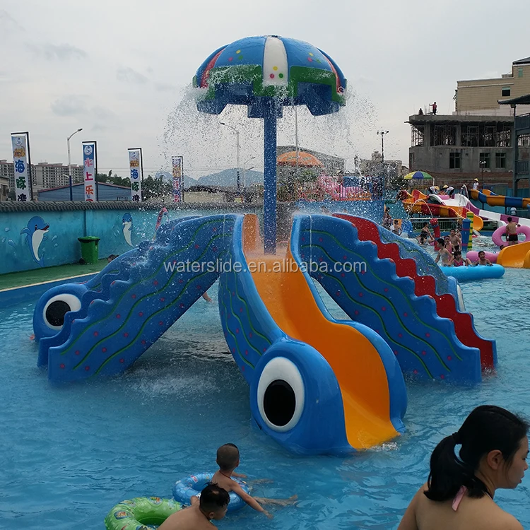 water park pool slides children fiberglass slides