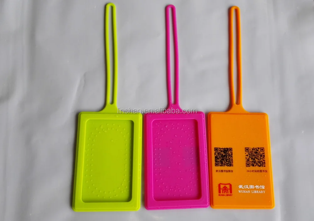 custom silicone rubber luggage tags bag tags label travel id bag
