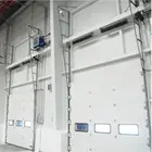 high quality automatic sliding industrial door with security system