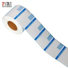 White or Colour Sticker label Blank Direct Thermal label roll Gold Sliver yellow blue