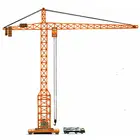 Topkit 55 m de potence de grue à tour 8ton prix