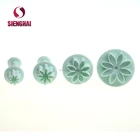 4pcs flower Daisy shape fondant tool cake decorating tools