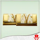 2014 Fashion golden zipper wallet in alibaba china lady purse