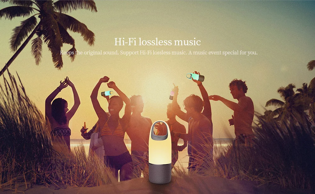 Nillkin MC3 led wireless bluetooth speaker with power bank and TF Card colorful music light 4.2 Bluetooth - ANKUX.COM