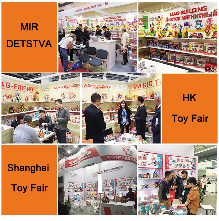 82 pcs Russian Packing Ferris Wheel Magnetic Blocks DIY Magnetic Building Set Colorful Educational Magnetic Tiles STEM Toys