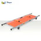 Convenient Carrying Bed Patient Trolley Stretcher,Foldable Stretcher with Wheels