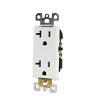 Duplex Switched Wholesale American Socket 6pin N Series NTD20 White Duplex Switched Socket Outlet