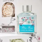 Wholesale luxury Square 100ml Scented ceramic flower Diffuser, Aroma reed Diffusers gift set