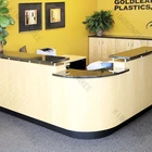 Office Artificial Stone Office Furniture Small Reception Desk