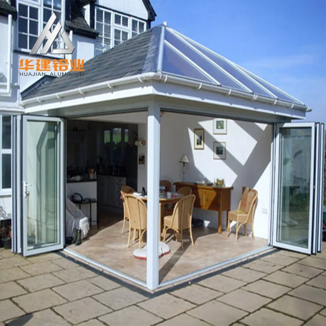 Insulated glass aluminum extrusion profile sun room