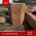 big lava rocks,black landscaping rock