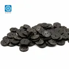 Wholesale High Quality black round flastback plastic snap resin Garment accessories button for coat