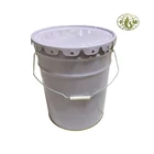 5 gallon chemical metal bucket with flower lids for paint