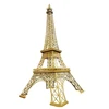 outdoor landscape project large metal sculpture eiffel tower with led lights decoration