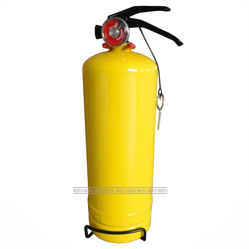 Colombia Type Empty Fire Extinguishers 2kg,Yellow Cylinder Fire