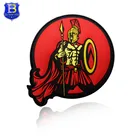 Custom Cute Logo Applique Badge Clothing Accessories 3D PVC rubber Patch For DIY Jacket