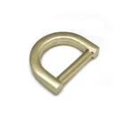 High Grade Zinc Alloy Flat D Ring For Handbag Accessories