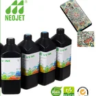 good quality cmyk white led uv ink for epson large format printer mobile phone case printing digital ceramic ink