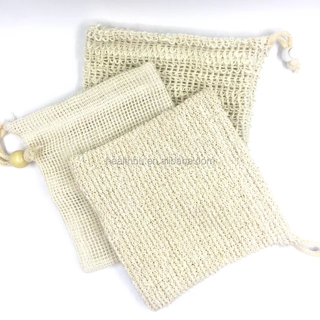 hot sell drawstring custom string sisal bag