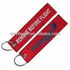 Malaysia airline embroidery key chain/keychain/keyring/key ring