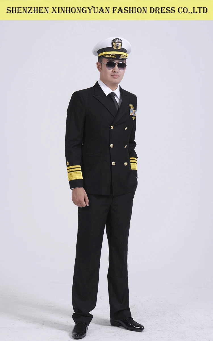 Royal Navy Uniform Doublebreasted Pilot Man Uniform