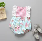 SEV.WEN Hot Sale Summer Kid Clothes Lace Ruffles wholesale china Floral Romper Baby Clothing