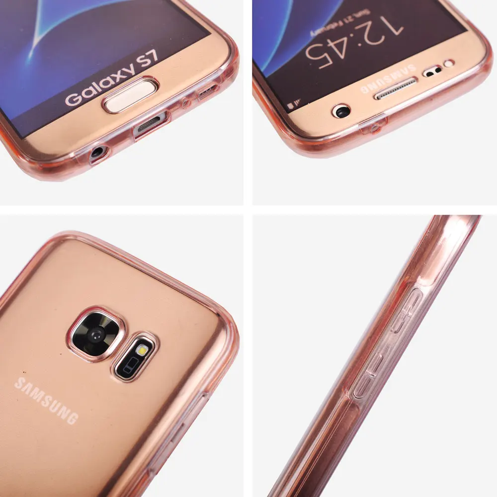 Wholesale Soft 360 Full Cover Tpu Case For Samsung Galaxy J3 J5 J7 A5 A3 A7 2016 2017 J4 J6 A8 A6 2018 S8 S9 Plus S7 S6 Edge