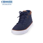 Choozii Guangzhou Manufacturer Fashion High Ankle Canvas Kids Sneakers Shoes