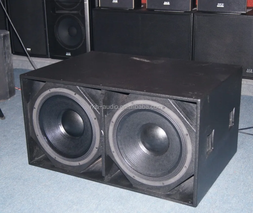 Pg218 Double 18 Inch Subwoofer Box Design,Dual Subwoofer Box Buy