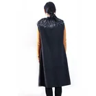 Portuguese Pompon Poncho Wrap Print Shawl For Woman