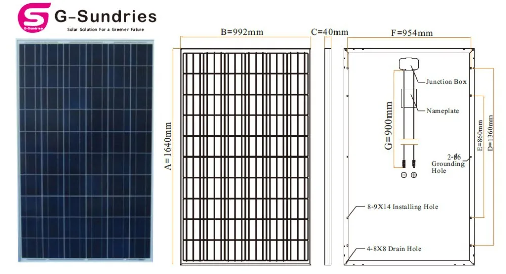 Professional design best warranty solar panel kit system 240w