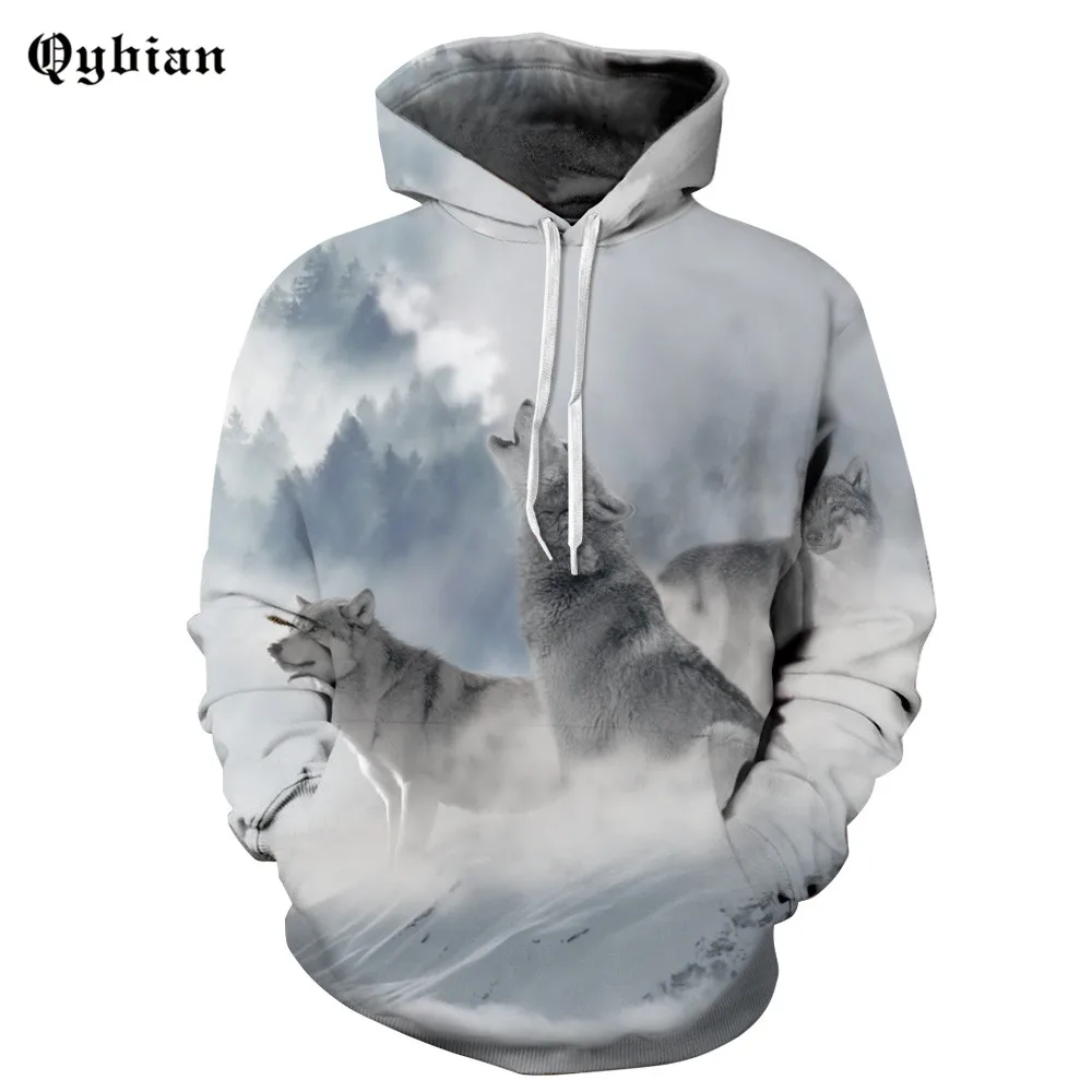 snow wolf hoodie