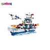 Top selling building blocks mini plastic toy model ship kits