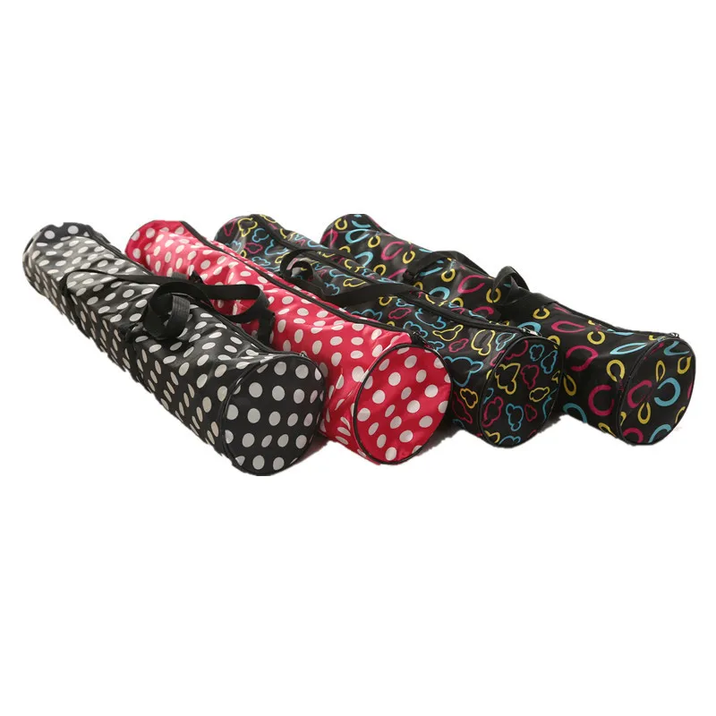 Non-woven Yoga Mat Bag (26" 10.2") with Front Pockets, Perfect fit 1/4 and 1/8 inch Thick Yoga Mat, Easy Open Full-Zip Design