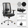 Custom modern leather ergonomic conference office chair back support with casters