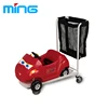 Shopping Mall Folding Children Cart Kids Shopping Trolley with Bag