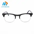 Custom Adult Metal Eye Glasses Acetate Optical Frame For Men