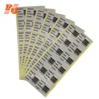 Custom size bar code environmental protection label sticker