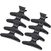 8Pcs/set Butterfly Hair Claw Holding Section Hair Clip Clamps Pro Salon Fix Hair Crocodile Clip Hairdressing Tool
