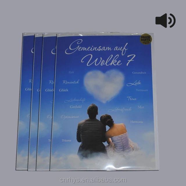 sweet love music card gift, valentines day music ard
